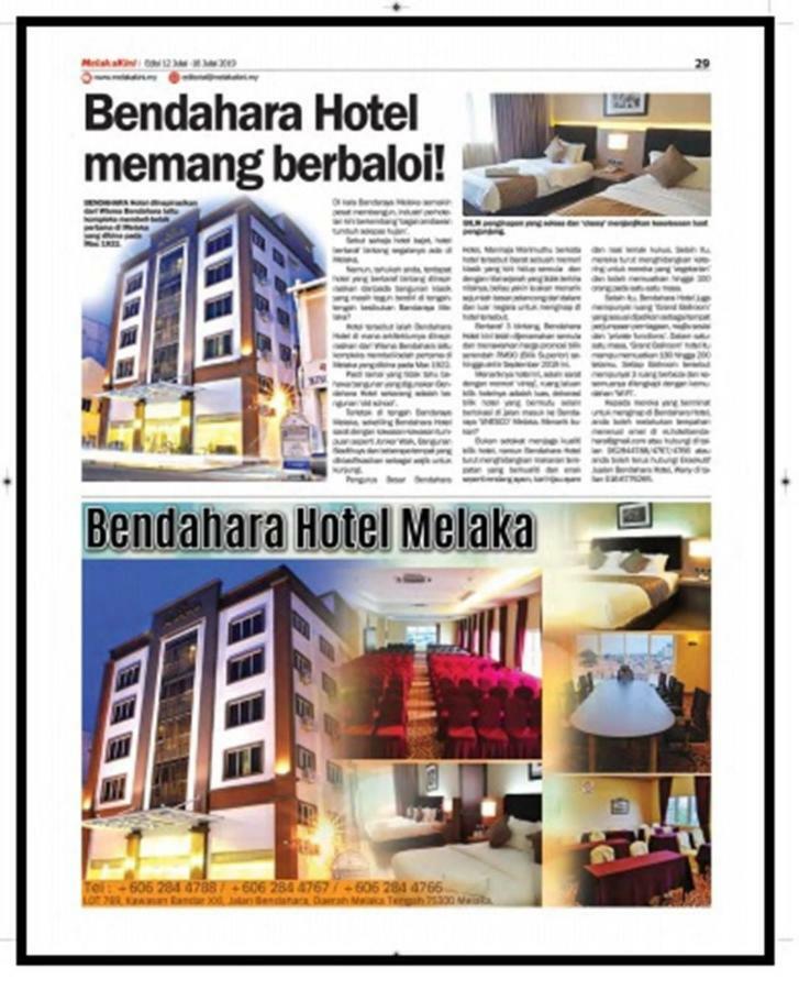 Bendahara Hotel @ Malacca City Extérieur photo